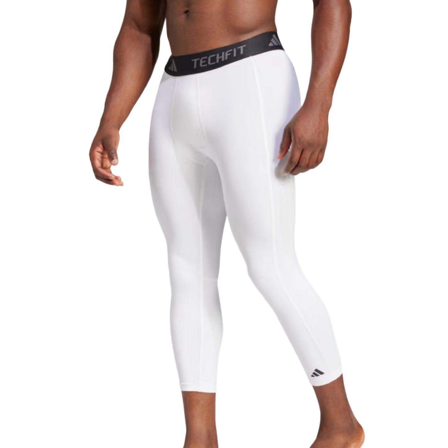 Adidas Techfit Compression Training 3/4 Tights - White