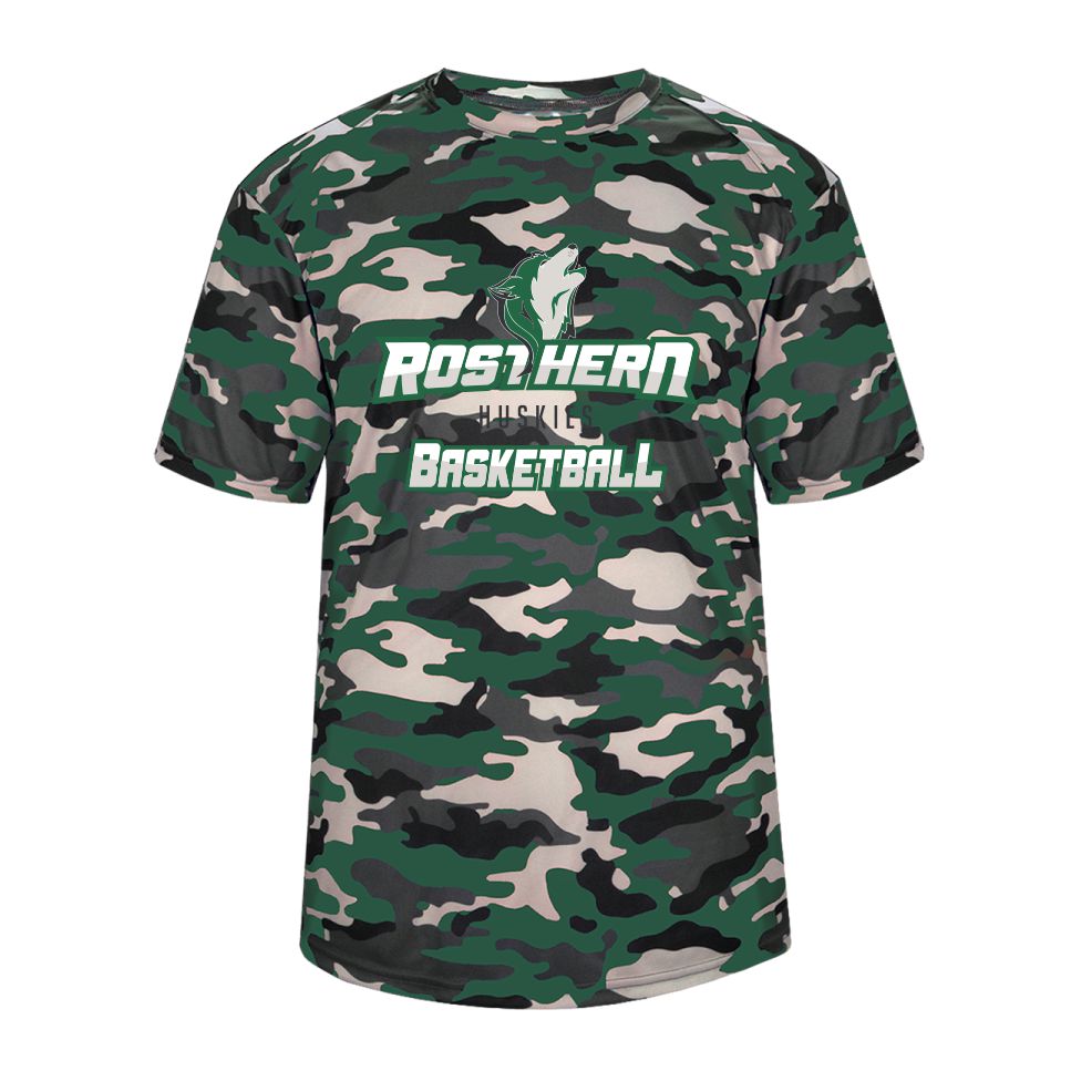 ROS24 - Digital Tech Tee Forest Camo