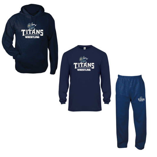 ONW25 - C2 Wrestling 3pc Hoodie Package - Navy