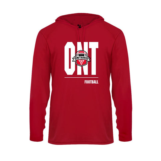 FCCONT - Long Sleeve Tee Hoodie - Red