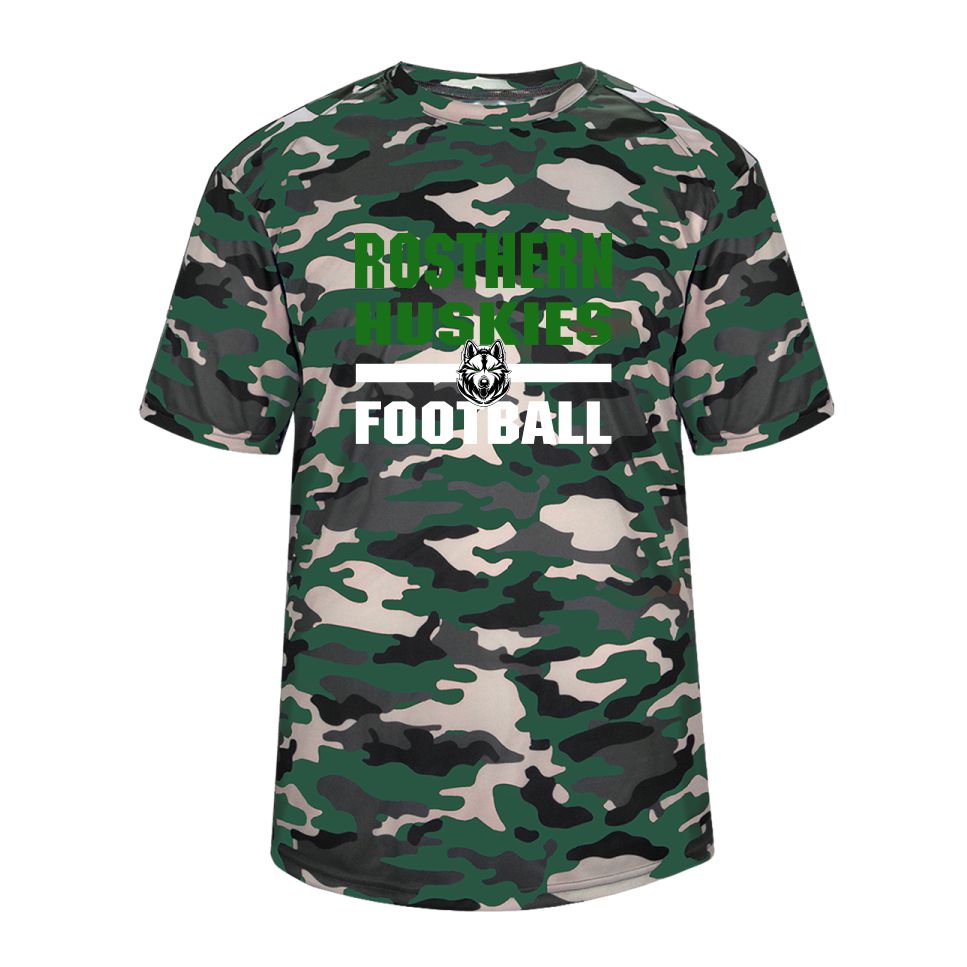 ROS24 - Digital Tech Tee Forest Camo