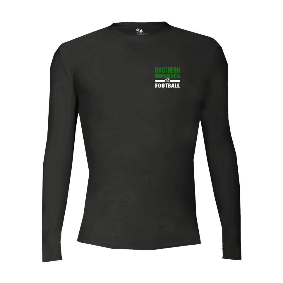 ROS24 - Compression Long Sleeve Tee - Black