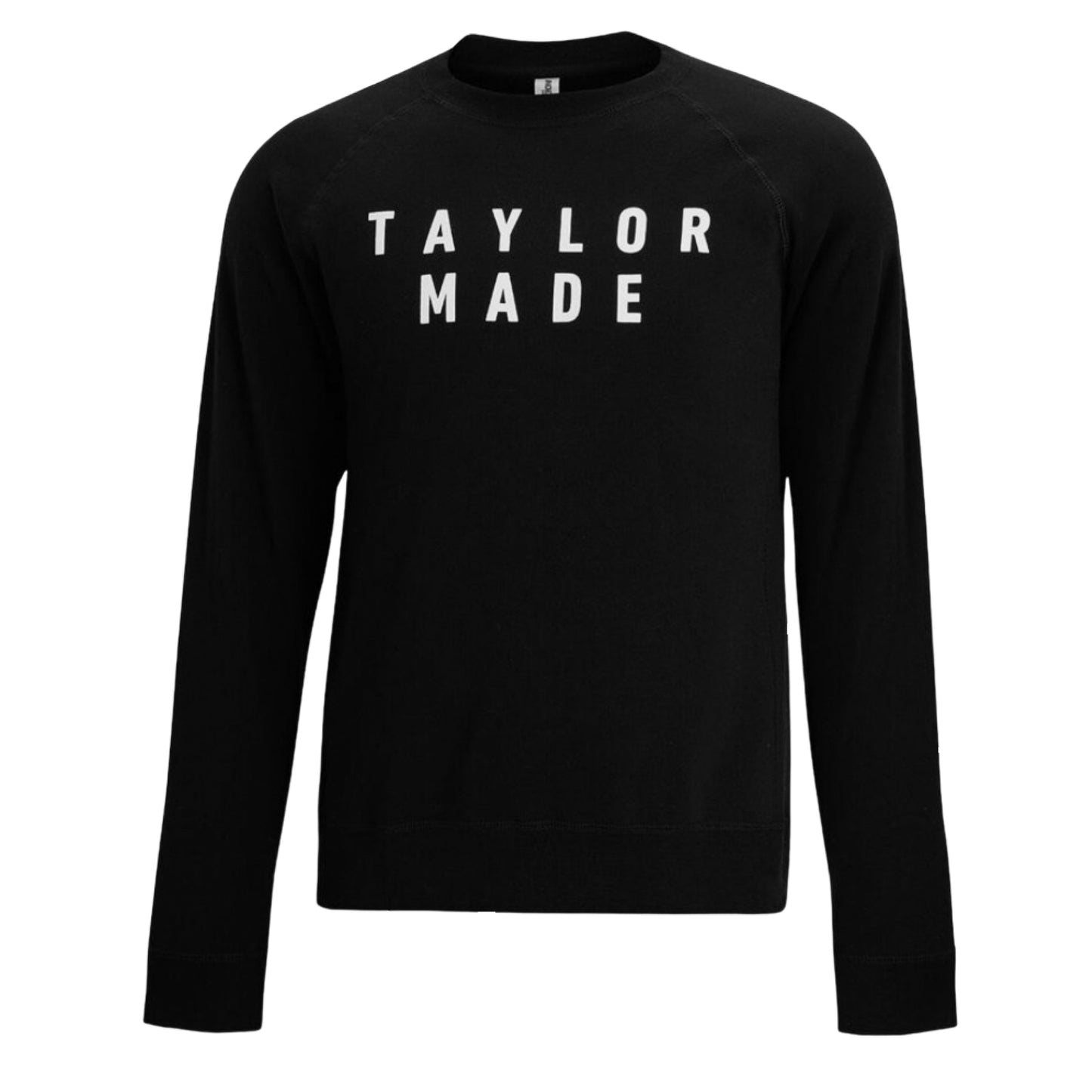 TaylorMade Stacked Logo Crew - Black