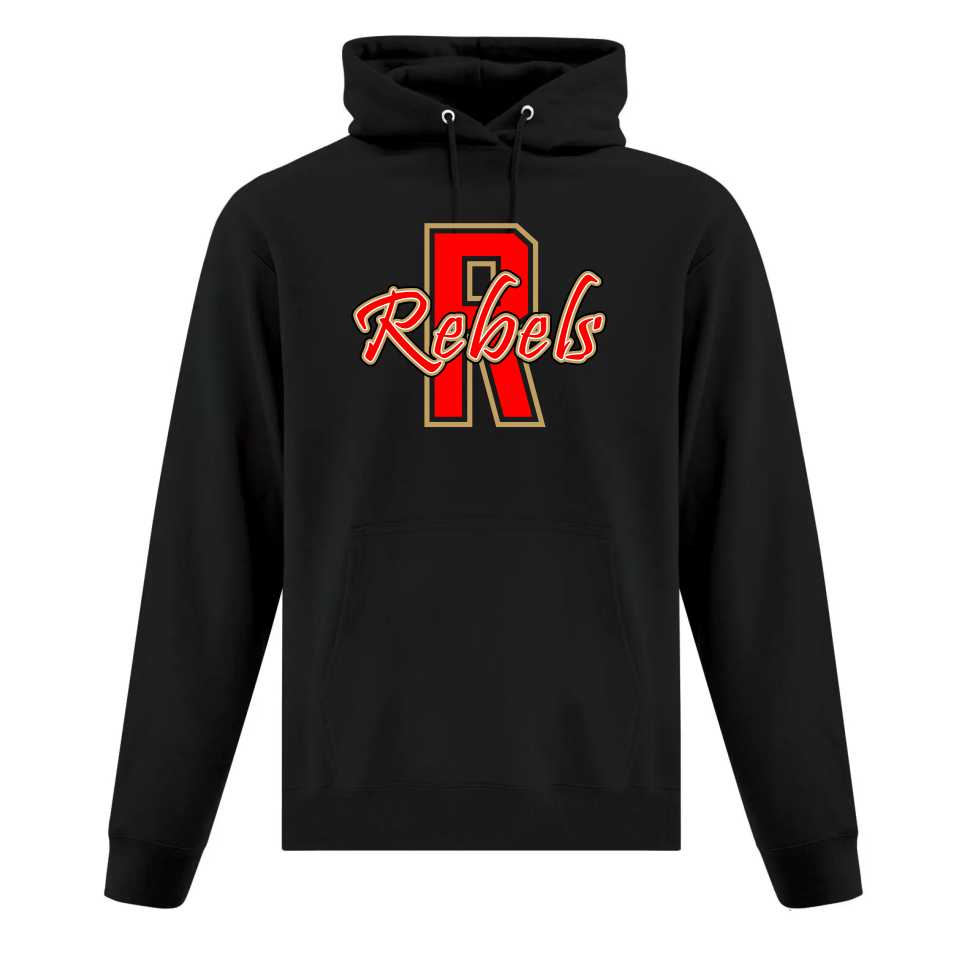 RHO24 - ATC Everyday Hoodie - Black w/Red logo