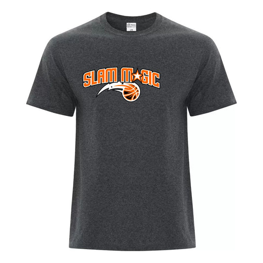 SLAM25 - ATC Everyday Cotton Blend Tee - Dark Grey Heather