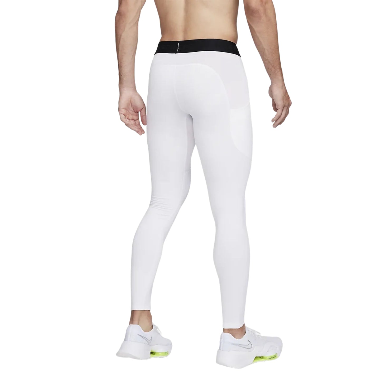 NIKE Pro Warm Men's Full Length Compression Tights White