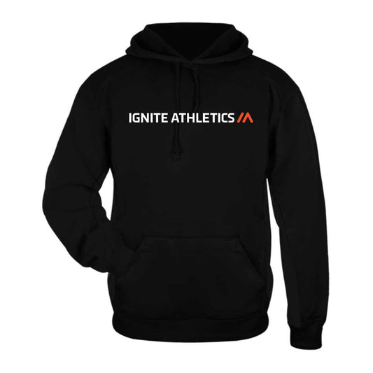 IGNITE - Performance Fleece Hoodie - Black