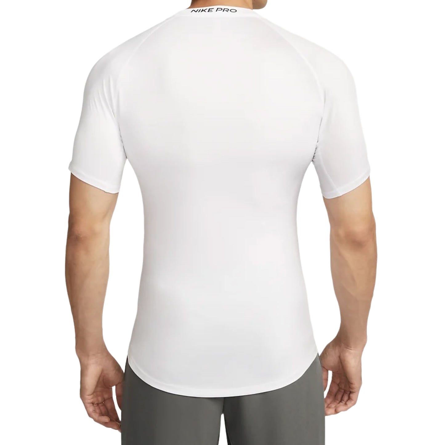 Nike Pro Men's Dri-FIT Tight Short-Sleeve Fitness Top White