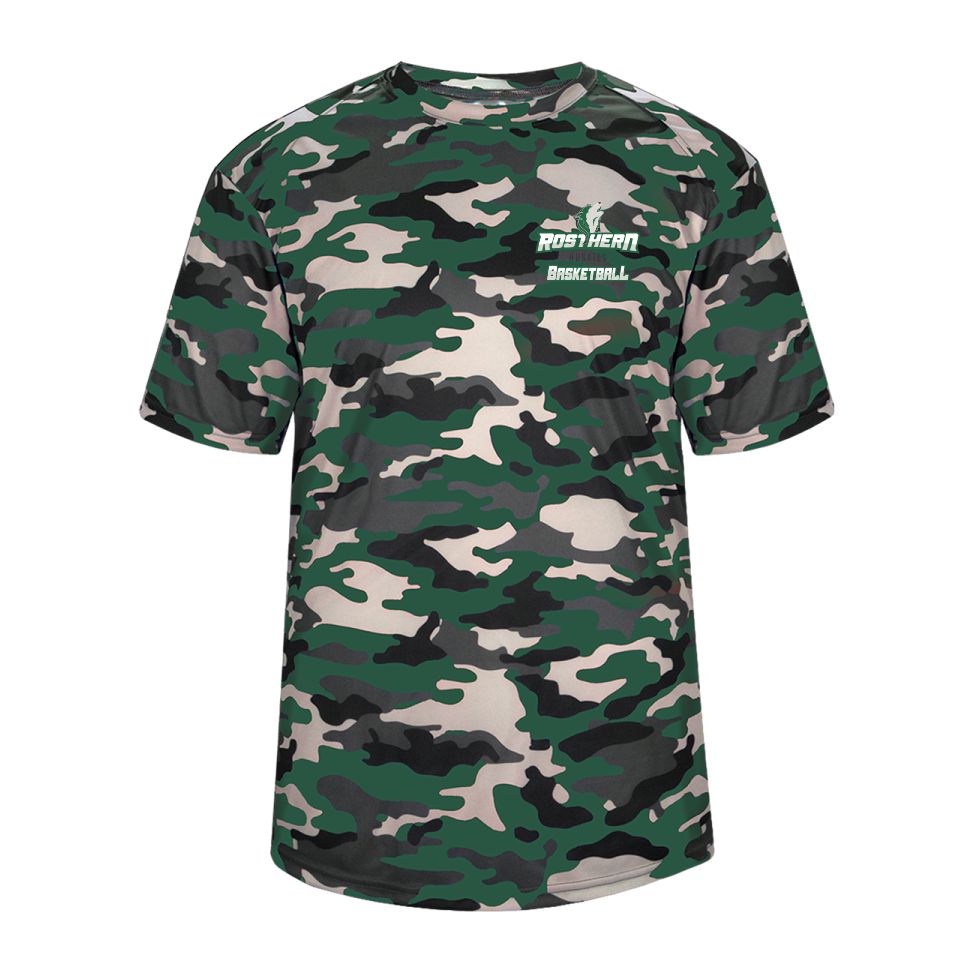 ROS24 - Digital Tech Tee Forest Camo