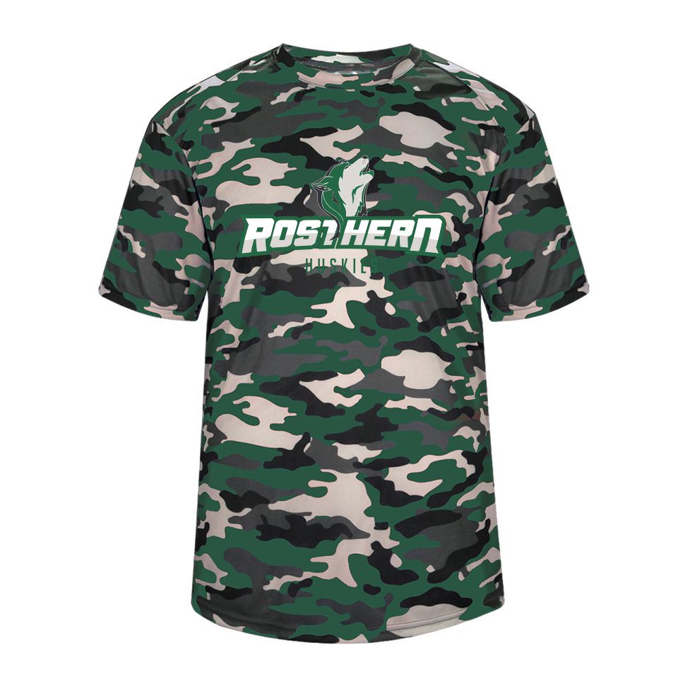 ROS24 - Digital Tech Tee Forest Camo