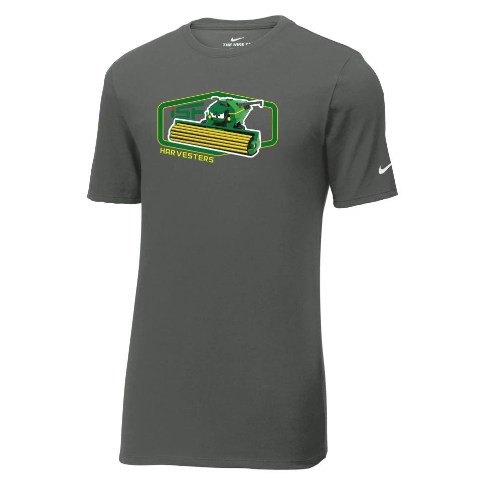 ISF24 - NIKE Dri-FIT COTTON/POLY TEE - Anthracite2