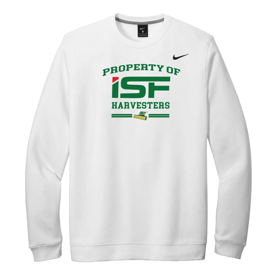 ISF24 - NIKE Club Fleece Crew - White