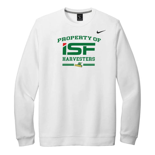 ISF24 - NIKE Club Fleece Crew - White