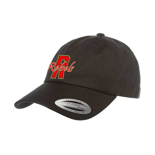 RHO24 - Cotton Twill Dad Cap - Black