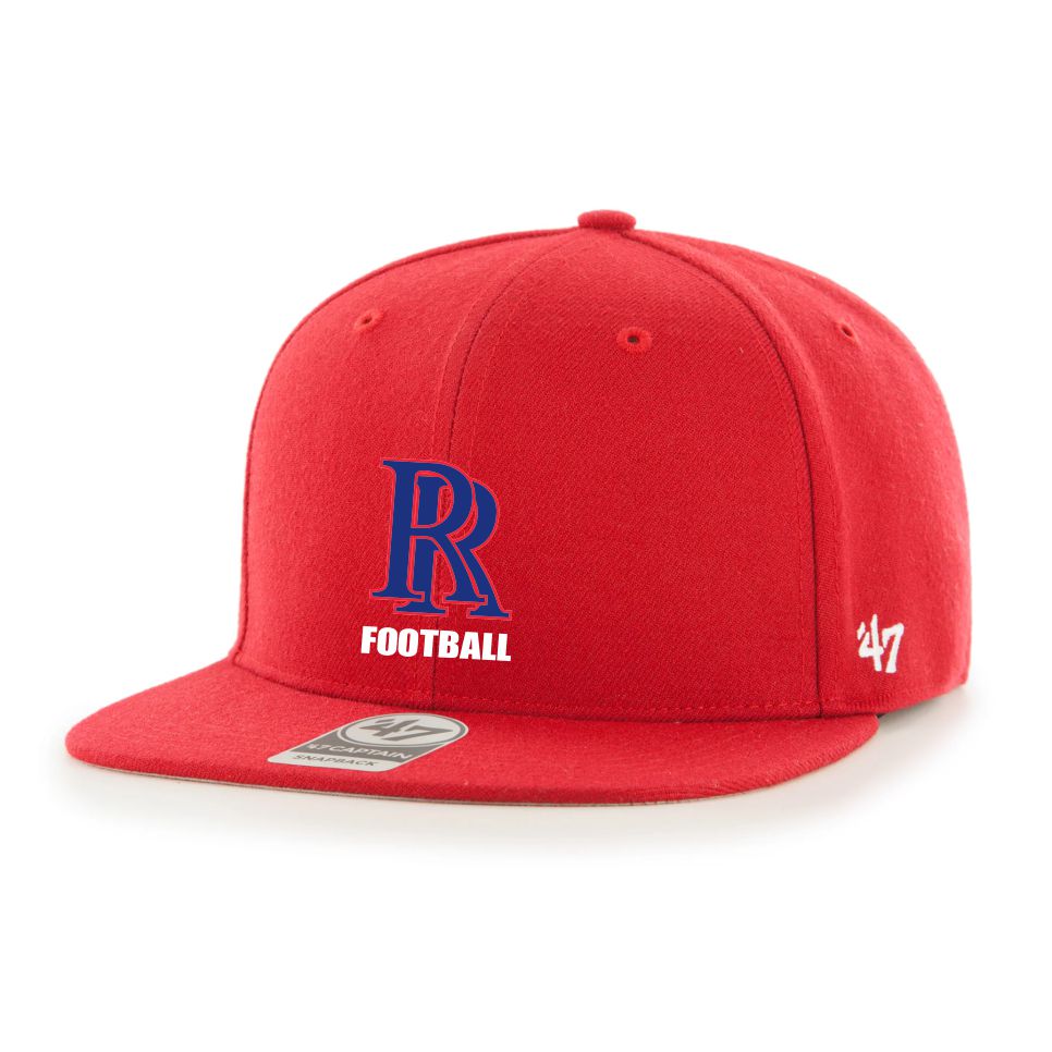 RFB24 - 47Brand Classic Captain Cap - Red