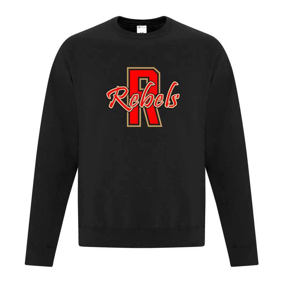 RH024 - ATC Everyday Crew - Black w/Red logo