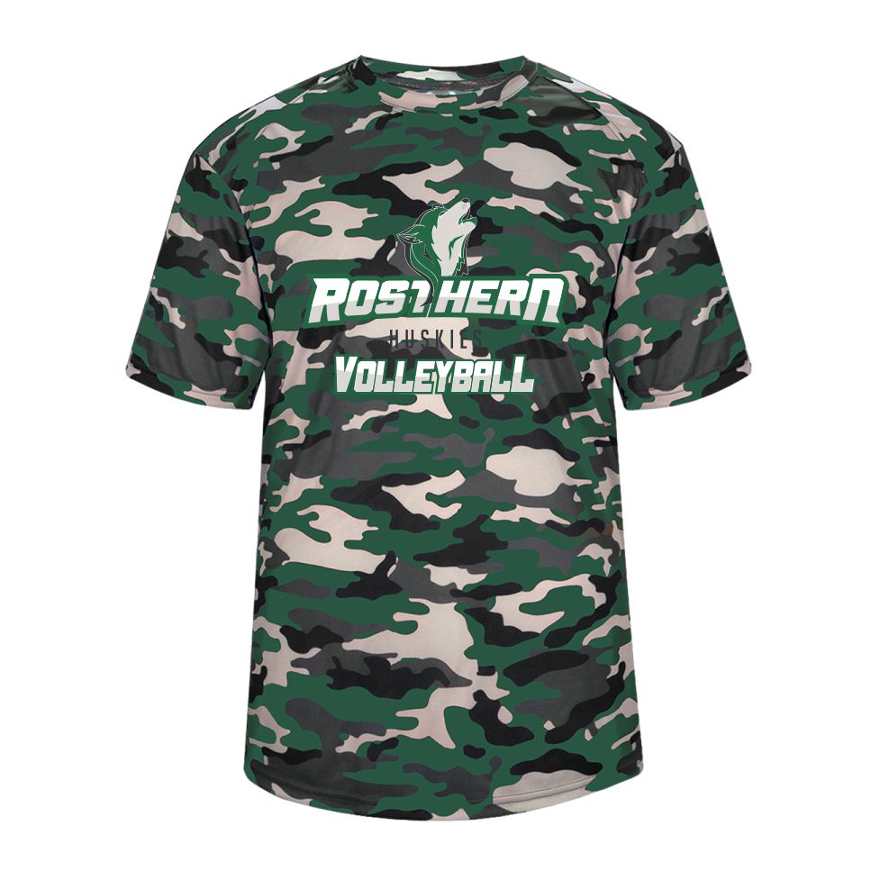 ROS24 - Digital Tech Tee Forest Camo