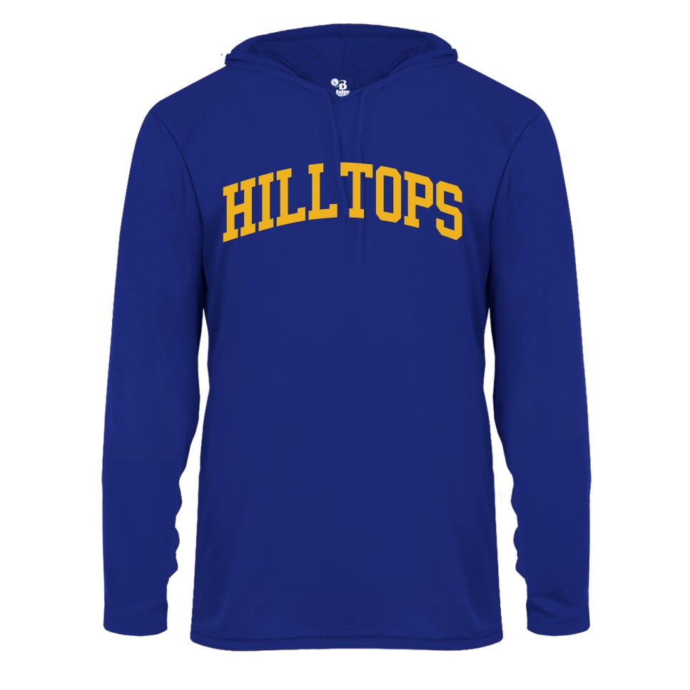 HT24 - Long Sleeve Tee Hoodie - Royal