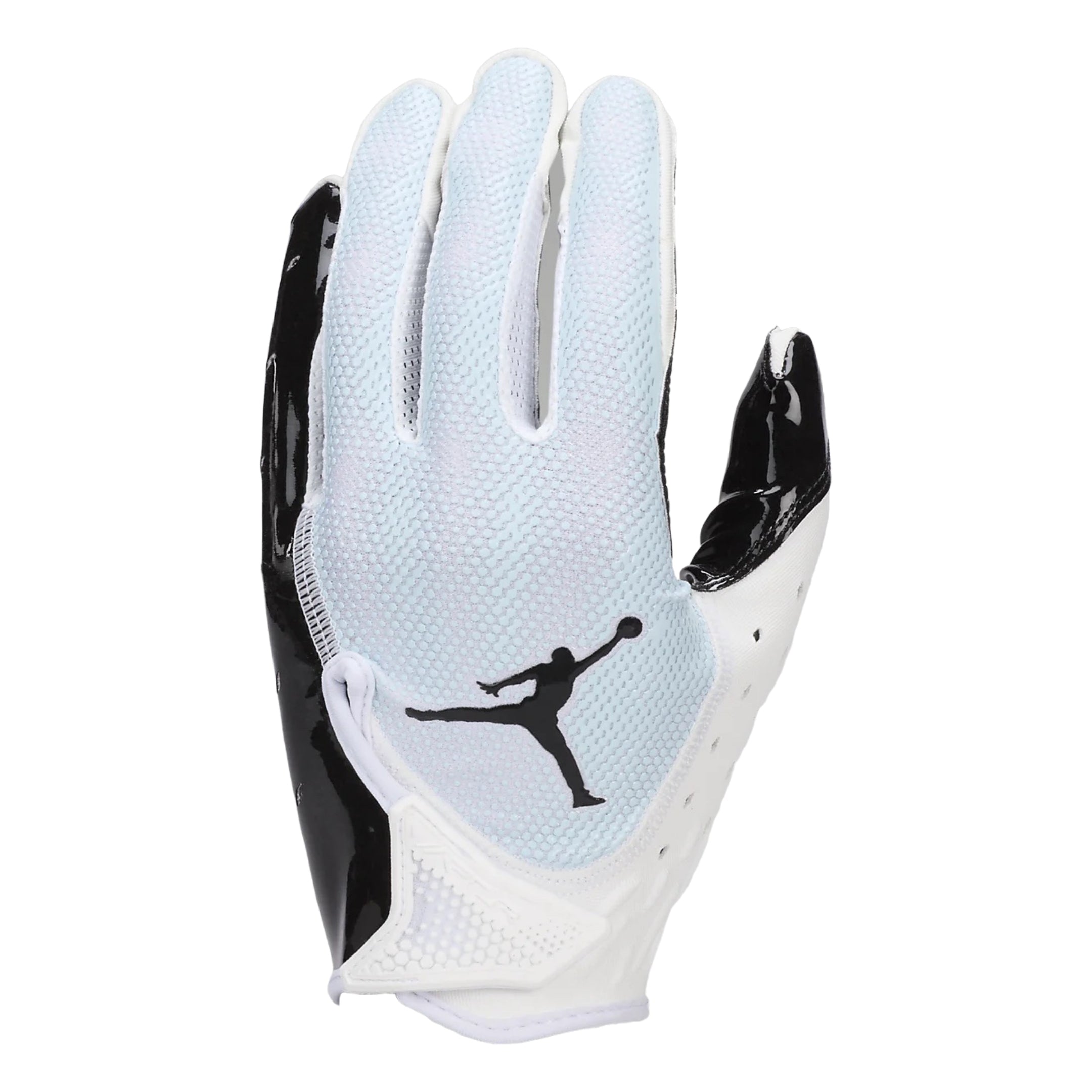 Jordan Jet Football Gloves White with blue TM2