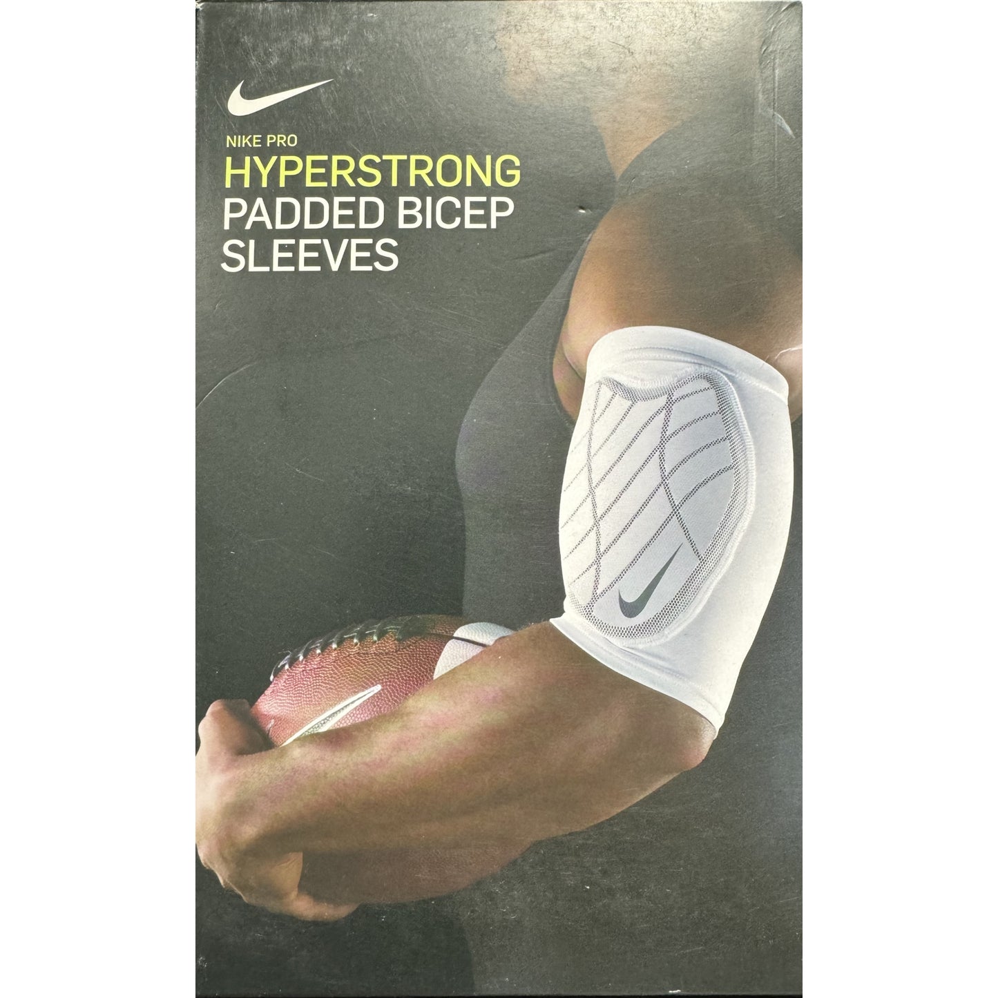 ISF24 - Nike Pro Hyperstrong Padded Bicep Sleeves - White