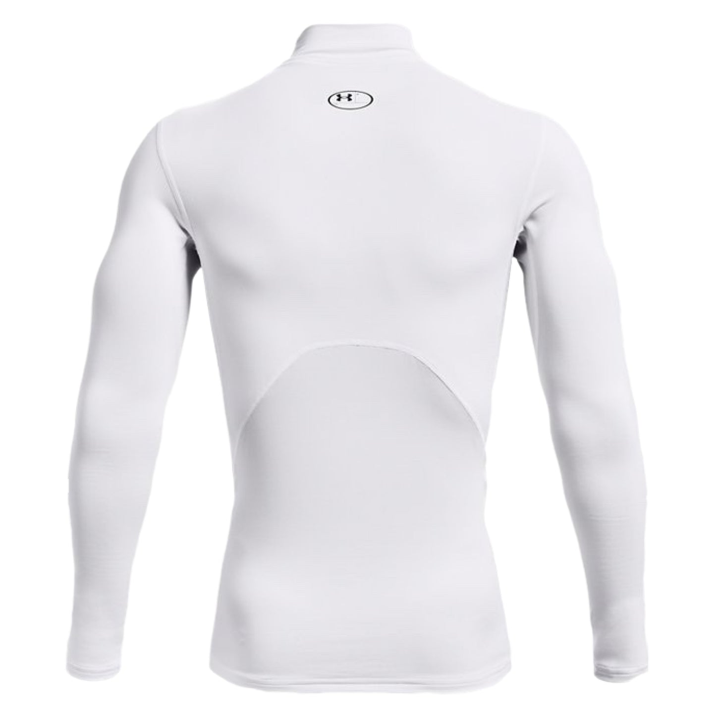 UA Men's ColdGear® Compression Mock White