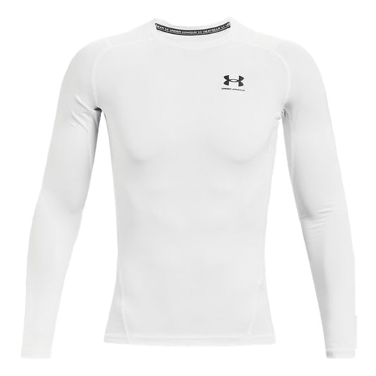 UA Heatgear Compression Long Sleeve White