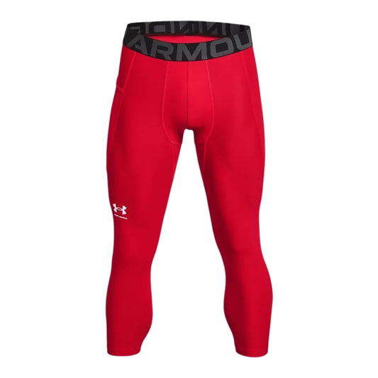 UA Heatgear Compression 3/4 Leggings Red