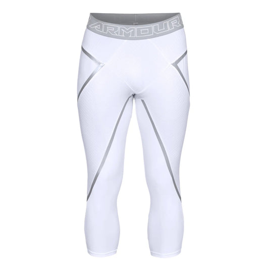 UA Core Compression 3/4 Leggings White