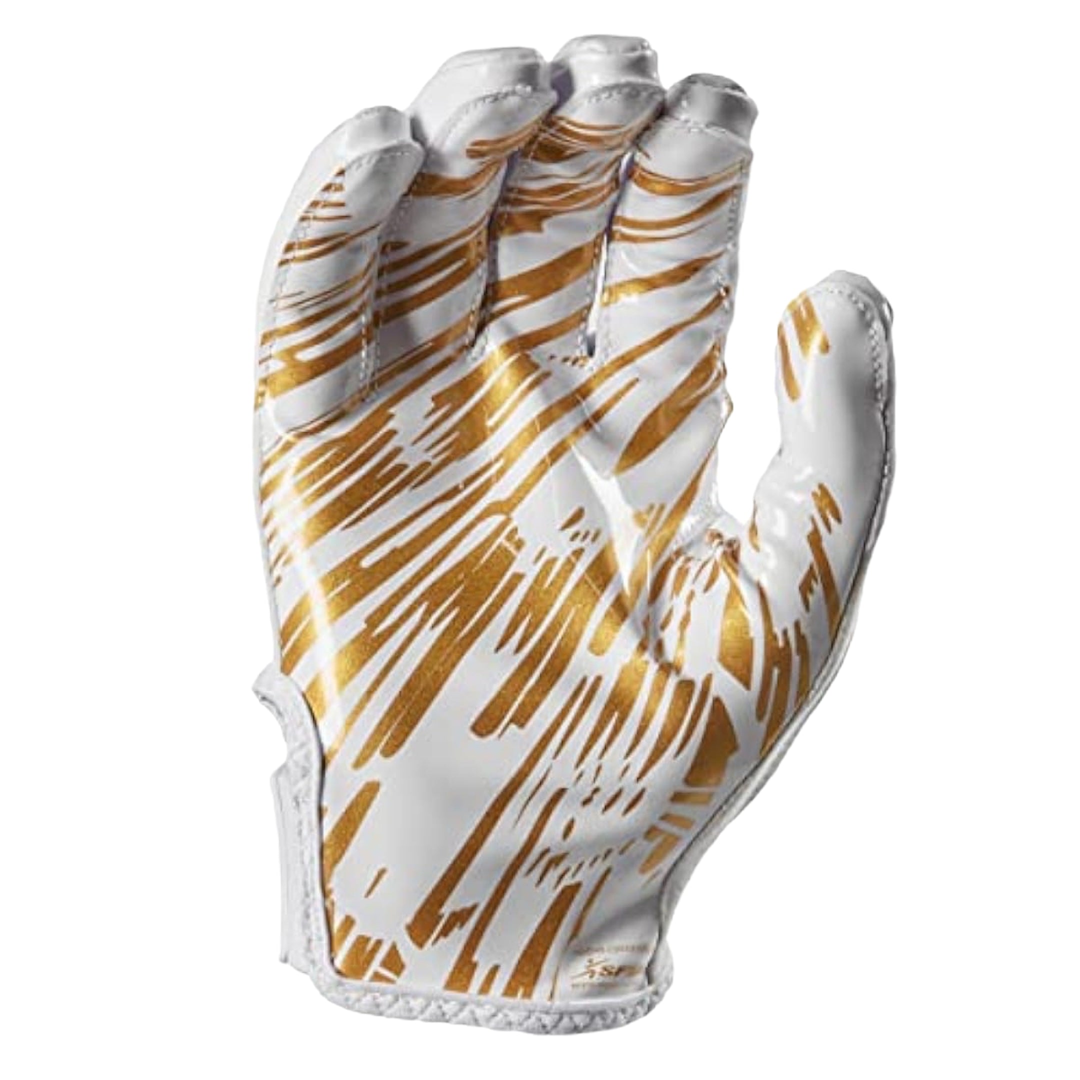 Adidas Freak 6.0 Football Receiver Gloves White Metallic Gold Adult Medium