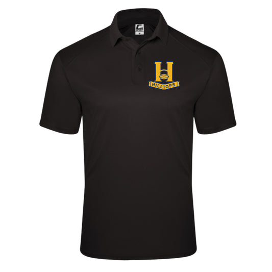 HT24 - Mock Mesh Polo - Black