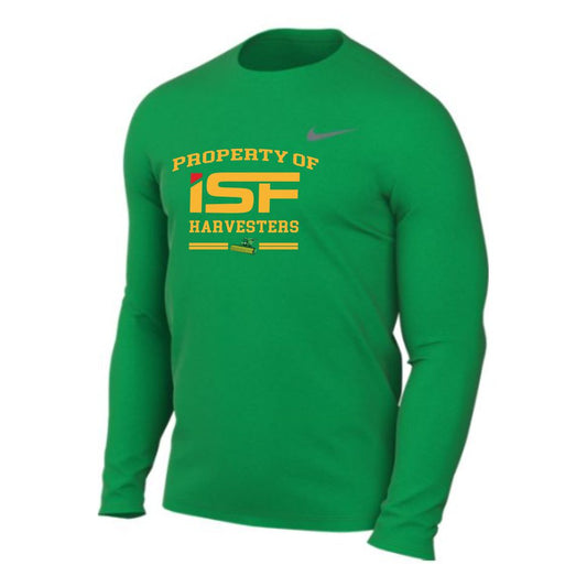 ISF24 - NIKE TEAM LEGEND LONG SLEEVE LS Tee - Apple Green