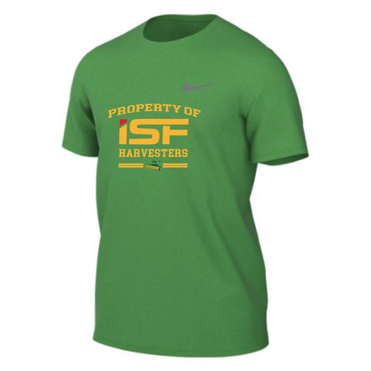 ISF24 - NIKE Dri-FIT COTTON/POLY TEE - Apple Green