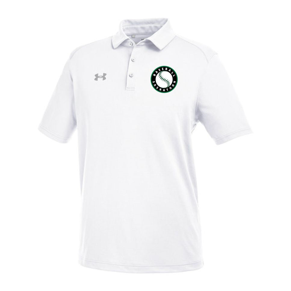 BBSK25 - Under Armour Team Tech Polo - White