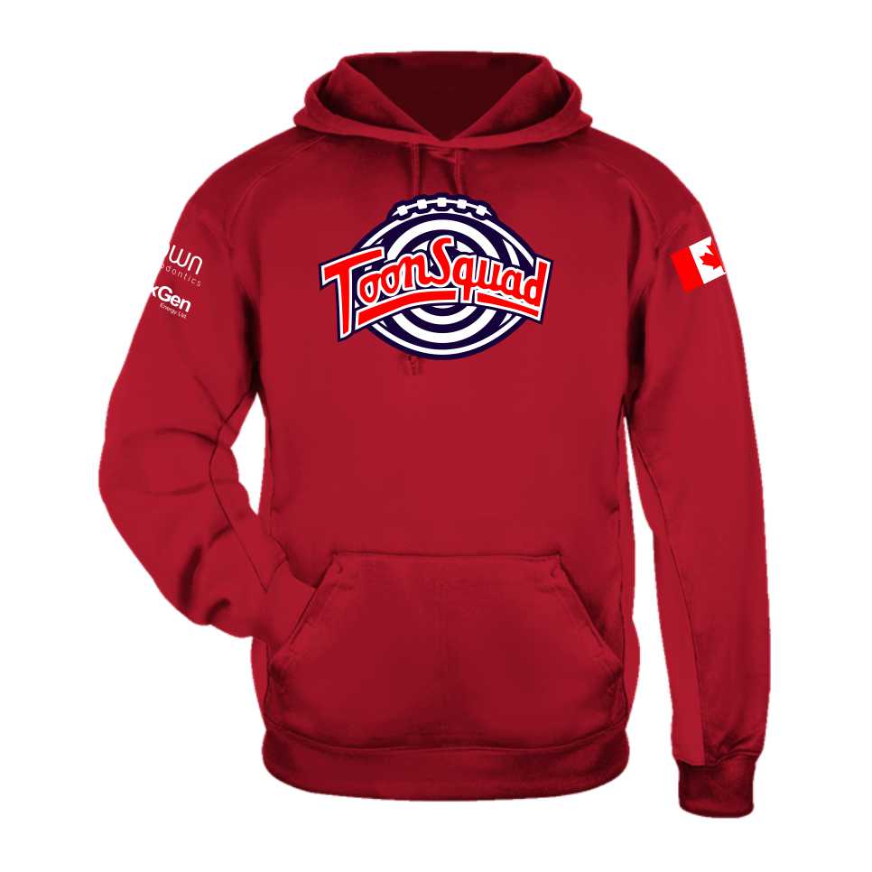 TOON25 - Performance Fleece Hoodie - Red