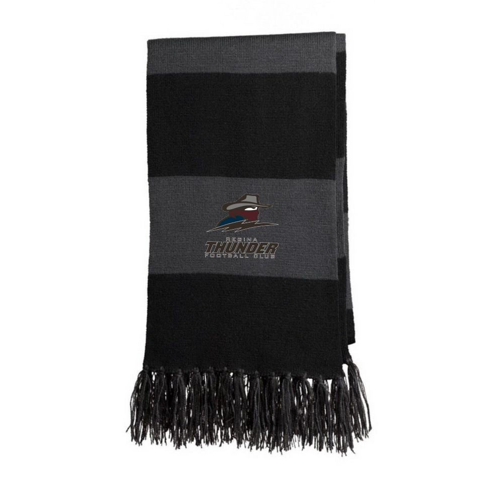 TH24 - Spectator Knit Scarf - Black/Grey