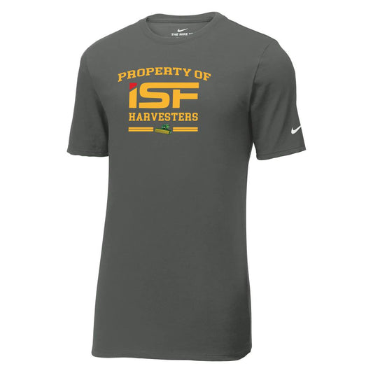 ISF24 - NIKE Dri-FIT COTTON/POLY TEE - Anthracite