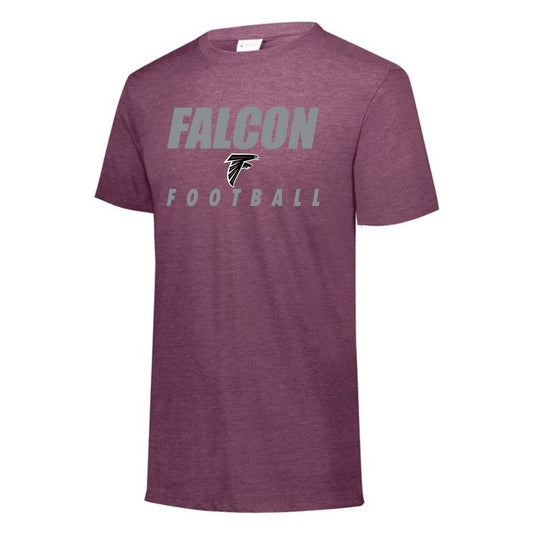 FFB24 - Triblend Tee - Heather Maroon