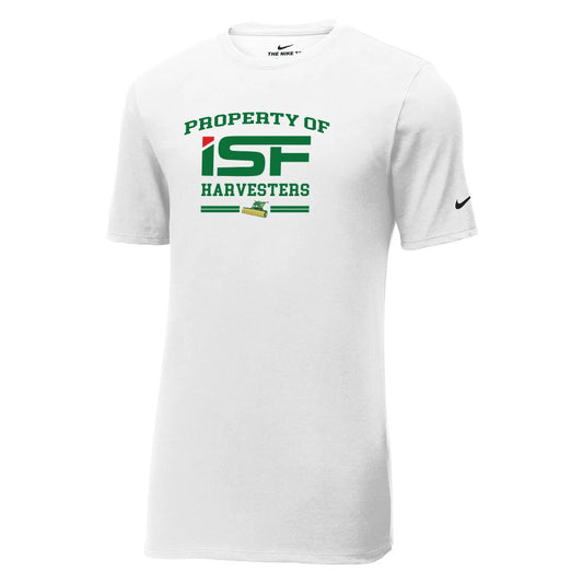 ISF24 - NIKE Dri-FIT COTTON/POLY TEE - White