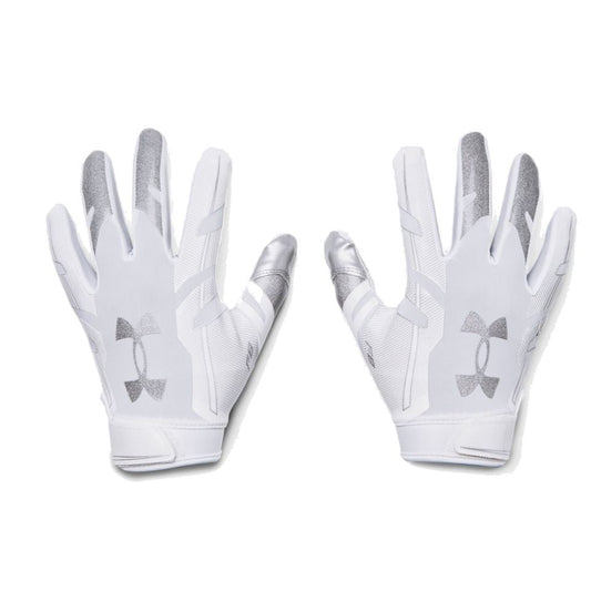 UNDER ARMOUR F8 Football Gloves - WHITE - Adult